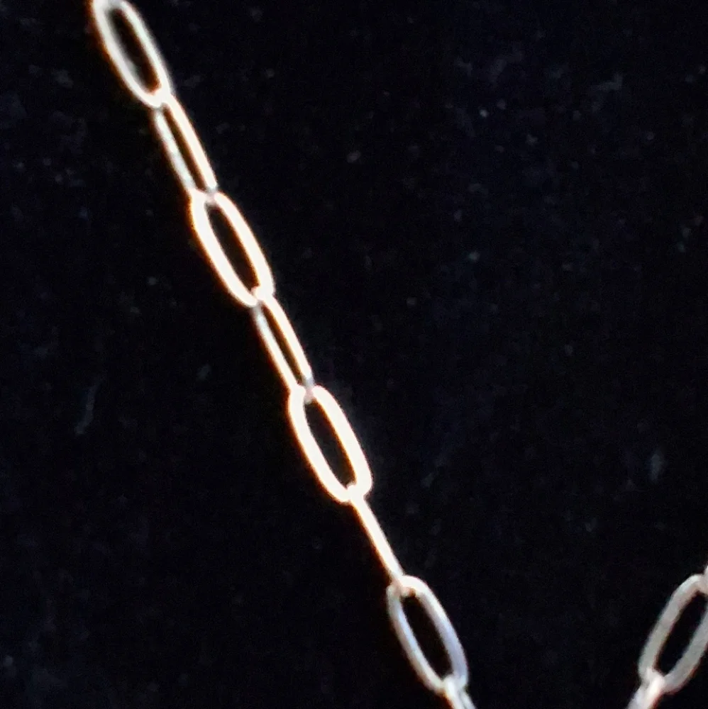 TURQUOISE BLACK AND WHITE CHECKERED NECKLACE 18